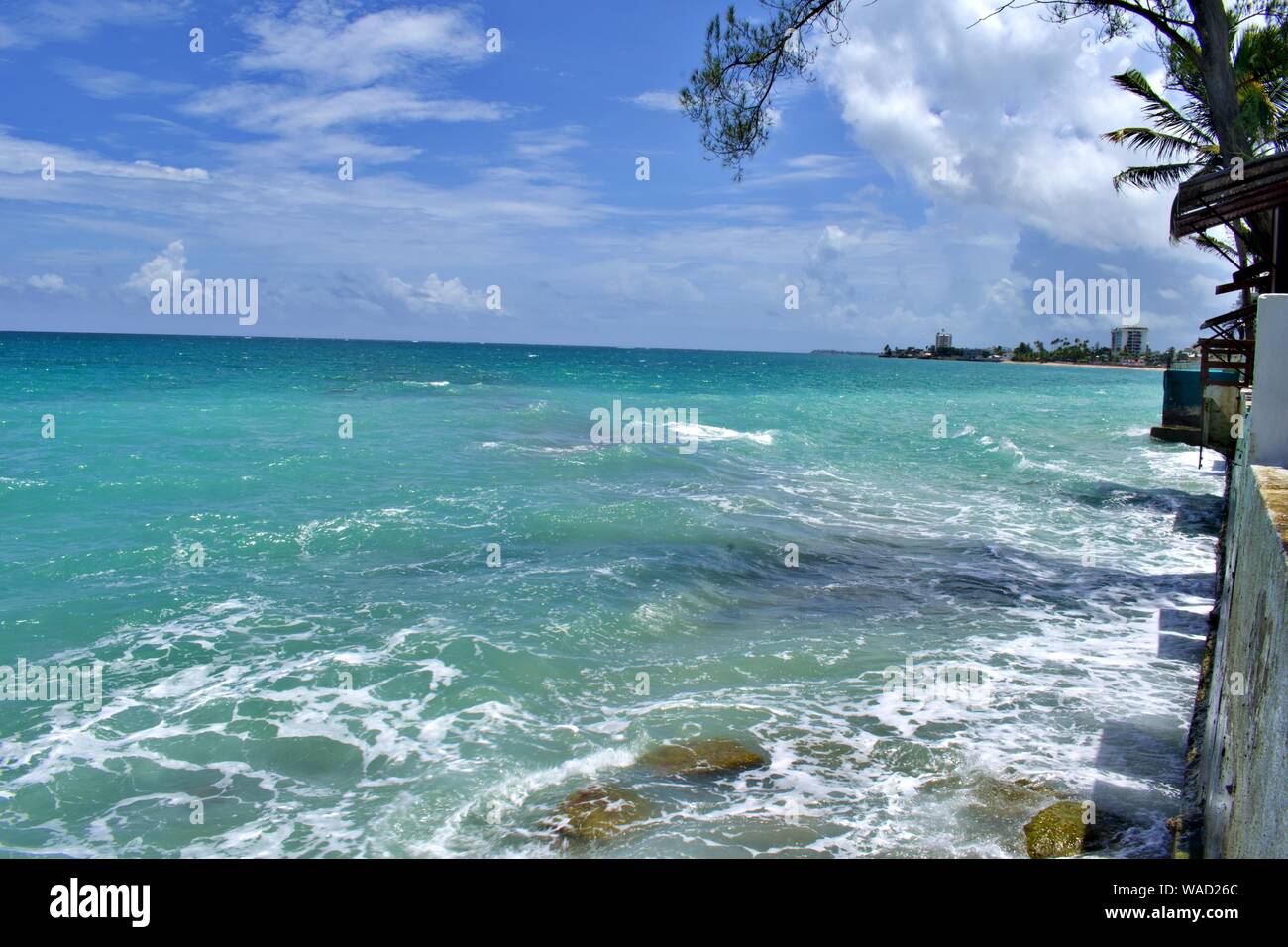 Ocean Park beach at Puerto Rico Stock Photo Alamy