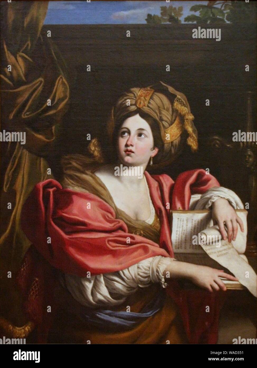 Domenichino - Cumaean Sibyl. Stock Photo