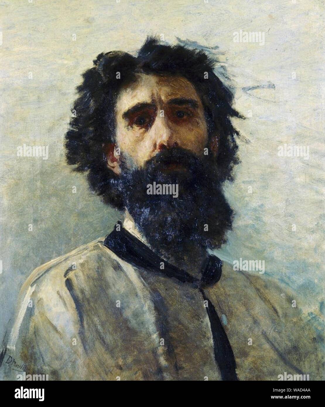 Domenico Morelli Portrait Stock Photo Alamy