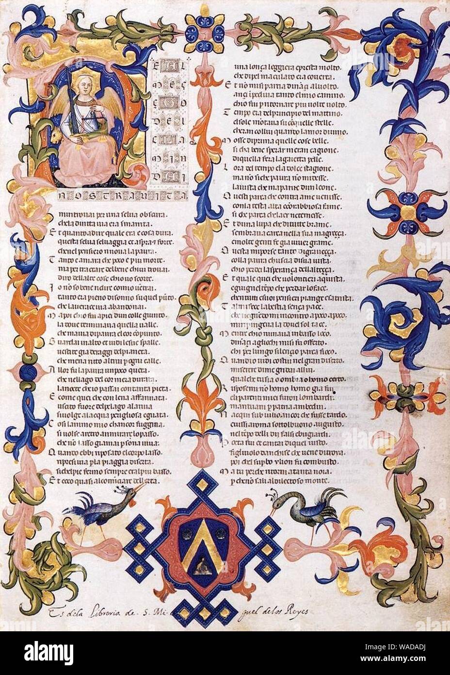 Don Simone Don Simone Camaldolese - The Divine Comedy by Dante Alighieri (Folio 11 ...
