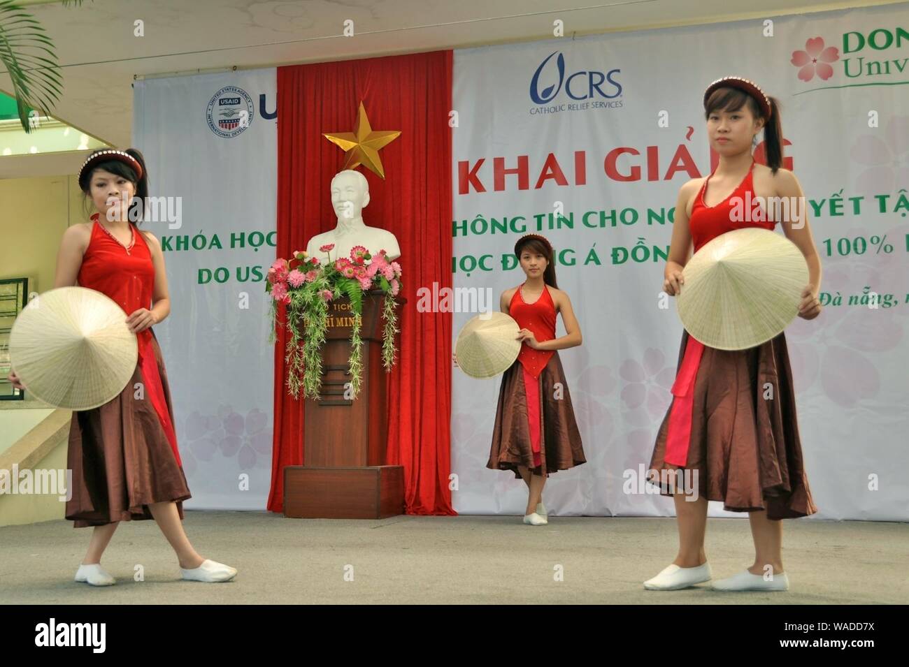 Dong A University joins with USAID and CRS to mark the International Day of Persons with Disabilities in Danang (8241614650). Stock Photo