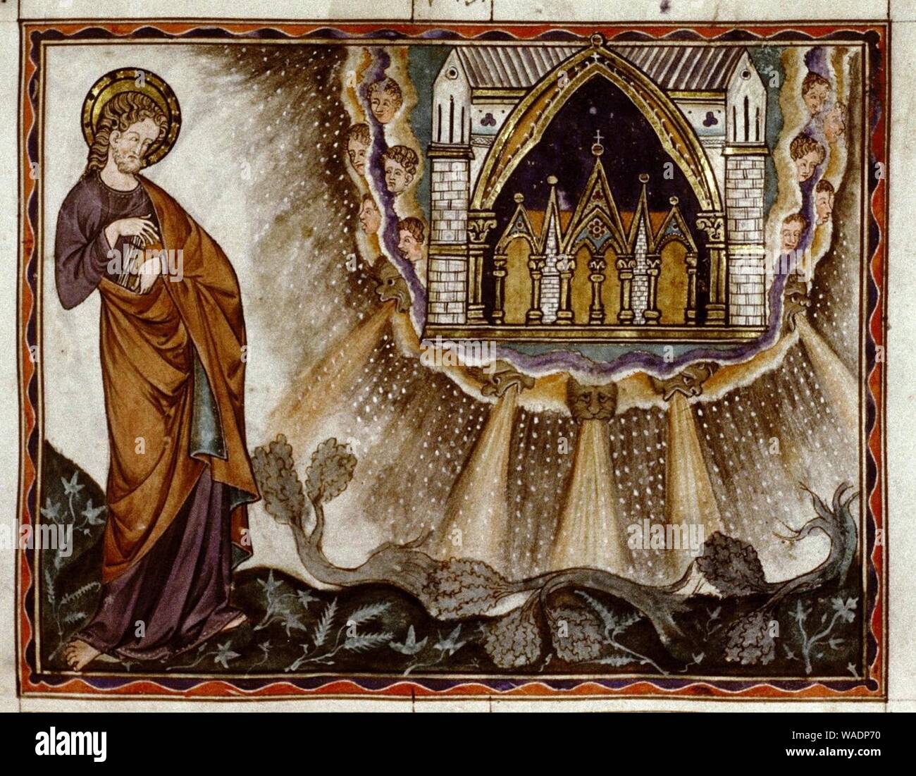 Douce Apocalypse p.041 The temple in heaven opened Stock Photo Alamy