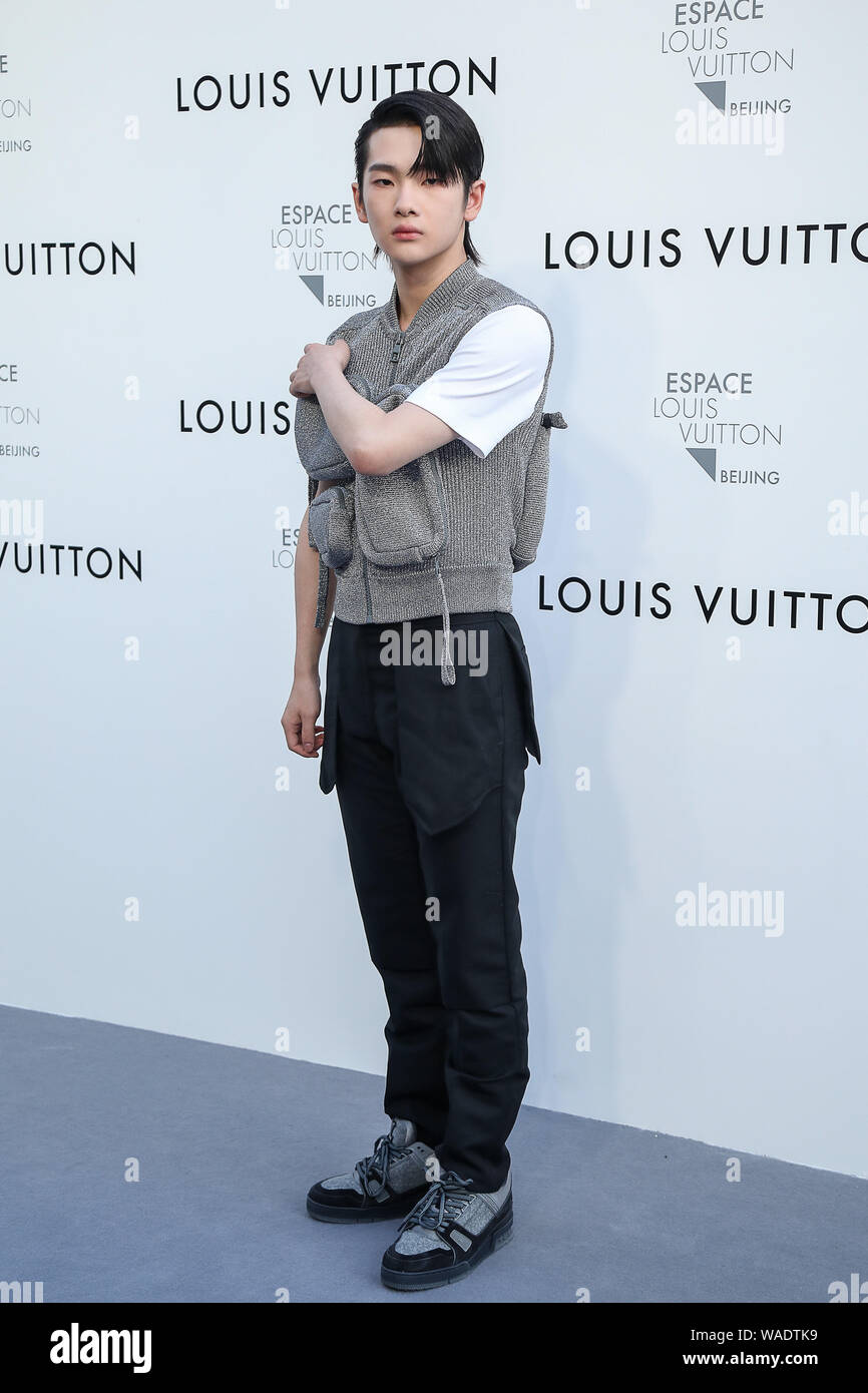 Chinese rapper and singer Zhou Zhennan of idol boy band R1SE
