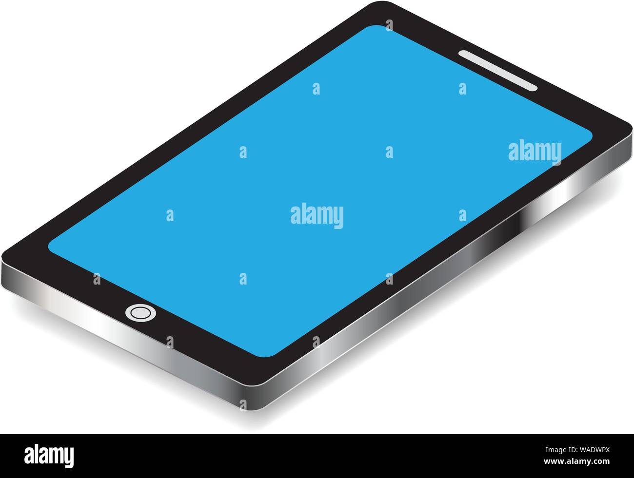 smartphone isolated on white background Stock Vector Image & Art - Alamy