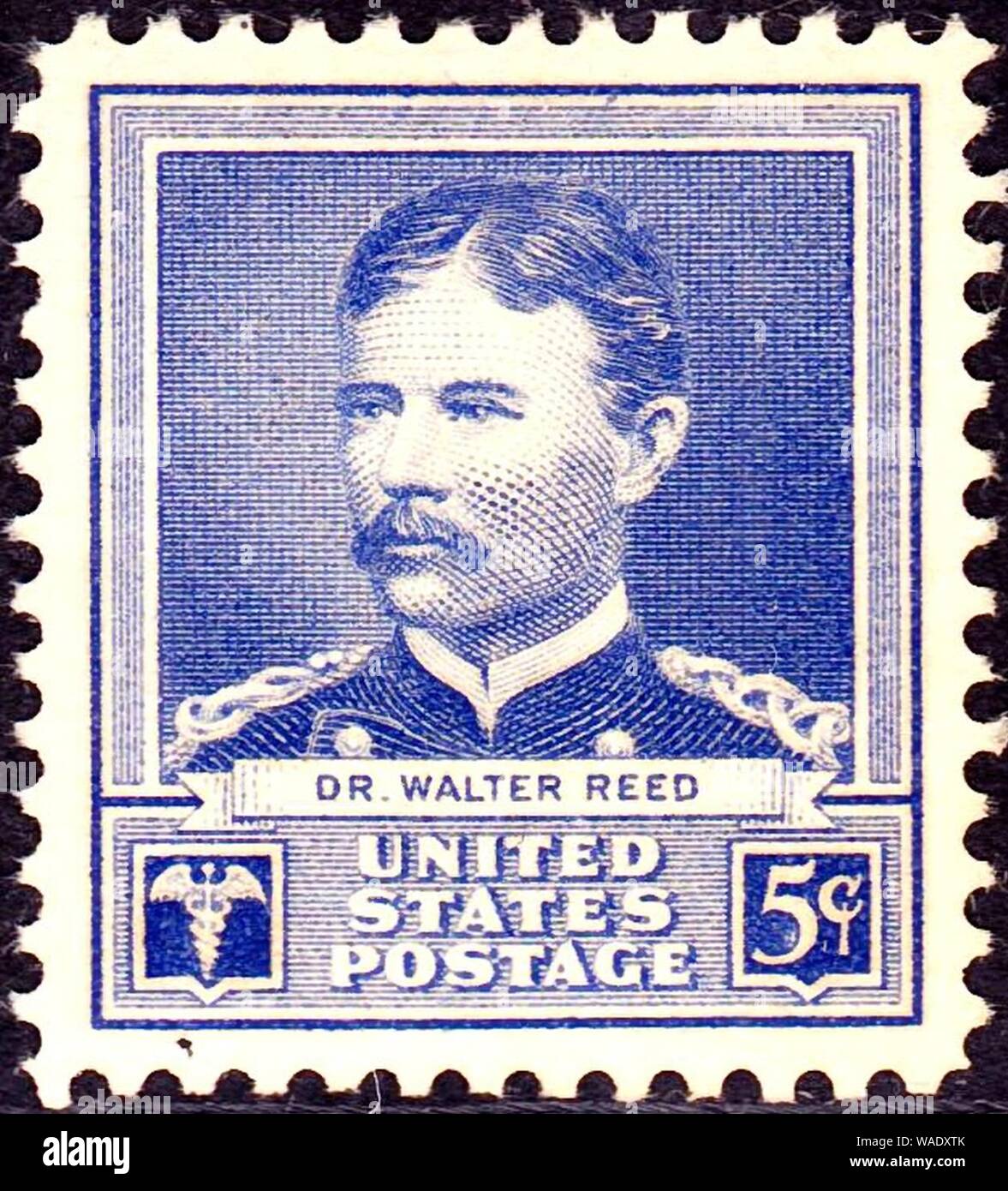 Dr Walter Reed 1940 Issue-5c Stock Photo - Alamy