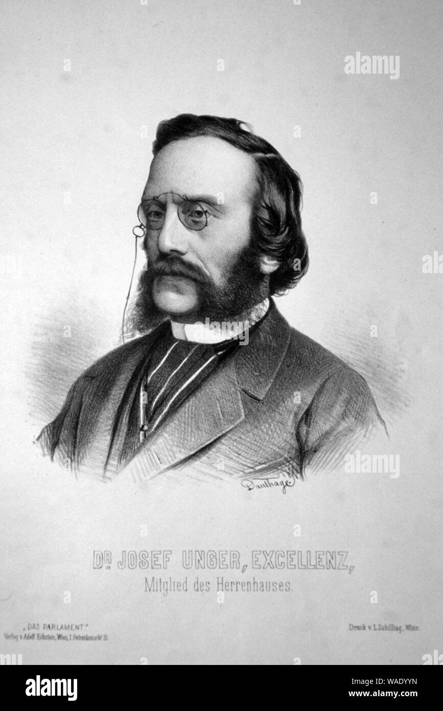 Dr. Joseph Unger Litho Stock Photo Alamy