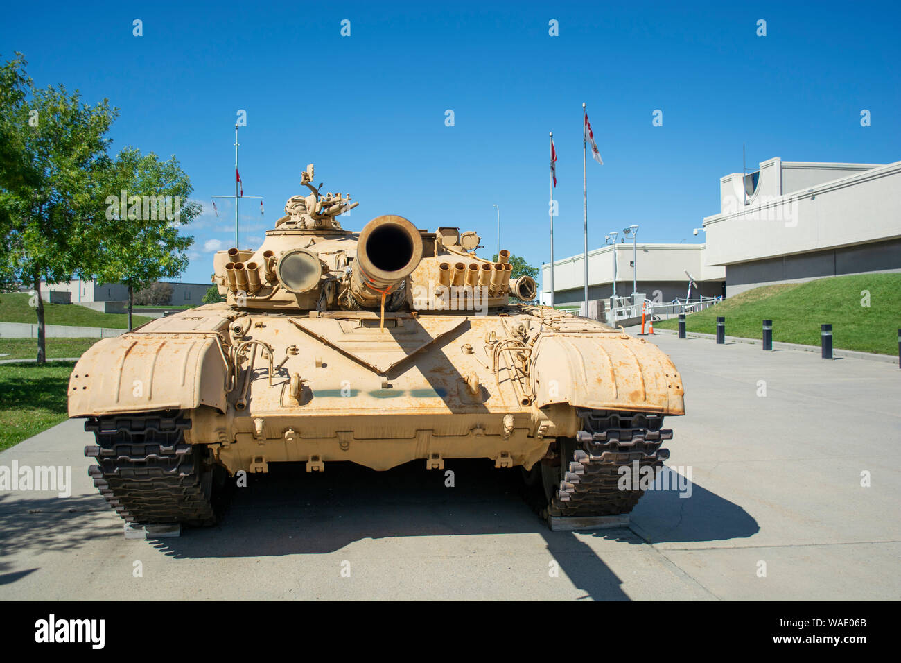 Modern heavy armoured war tank. Used in combat by the military Stock Photo  - Alamy