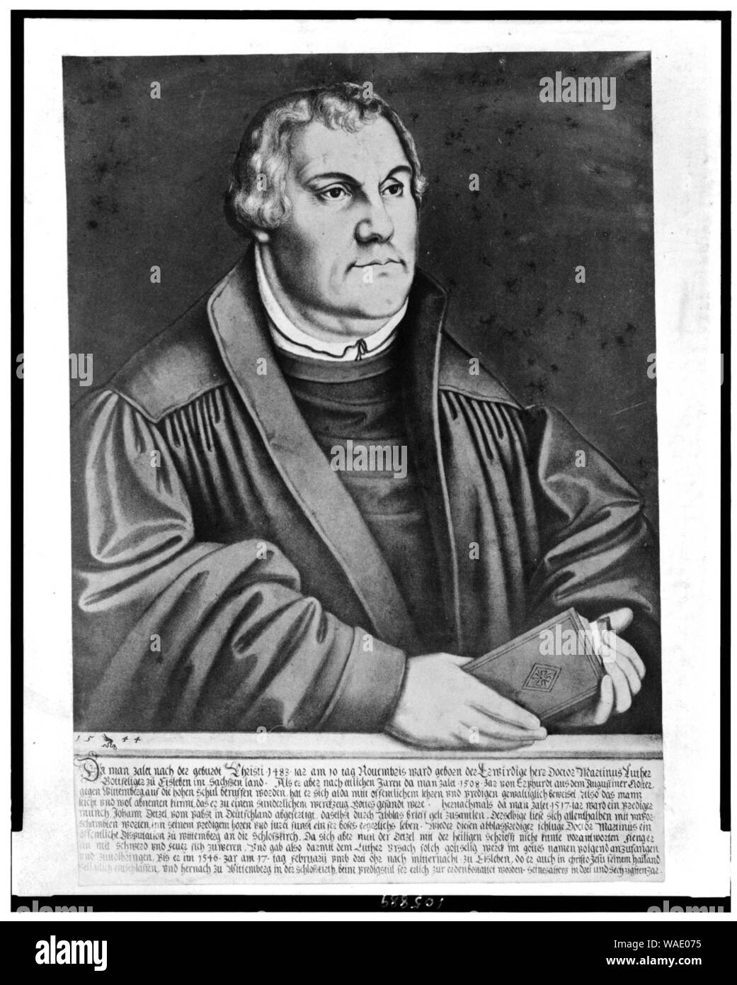 Dr. Martin Luther photographed by C.S. Roshon, Harrisburg, Pa., from
