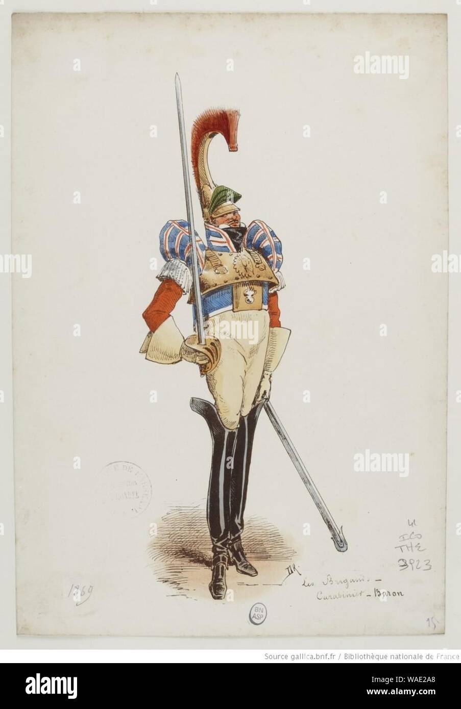 Draner - Les Brigands, Carabinier. Stock Photo