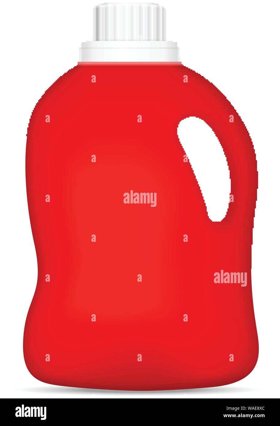 Detergent bottle on a white background. Vector illustration Stock ...