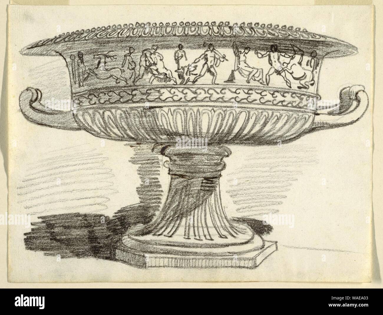 Drawing, A Krater, ca. 1805 Stock Photo