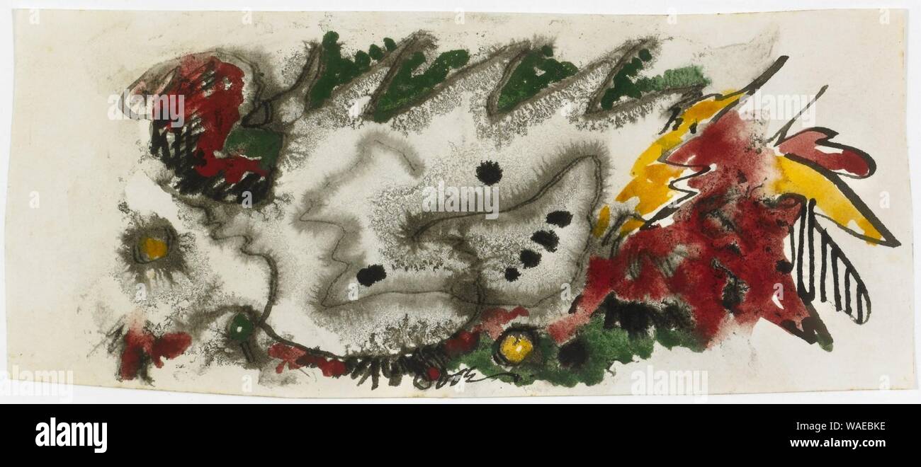 Italy Goes to War by Arthur Dove, 1941. Stock Photo