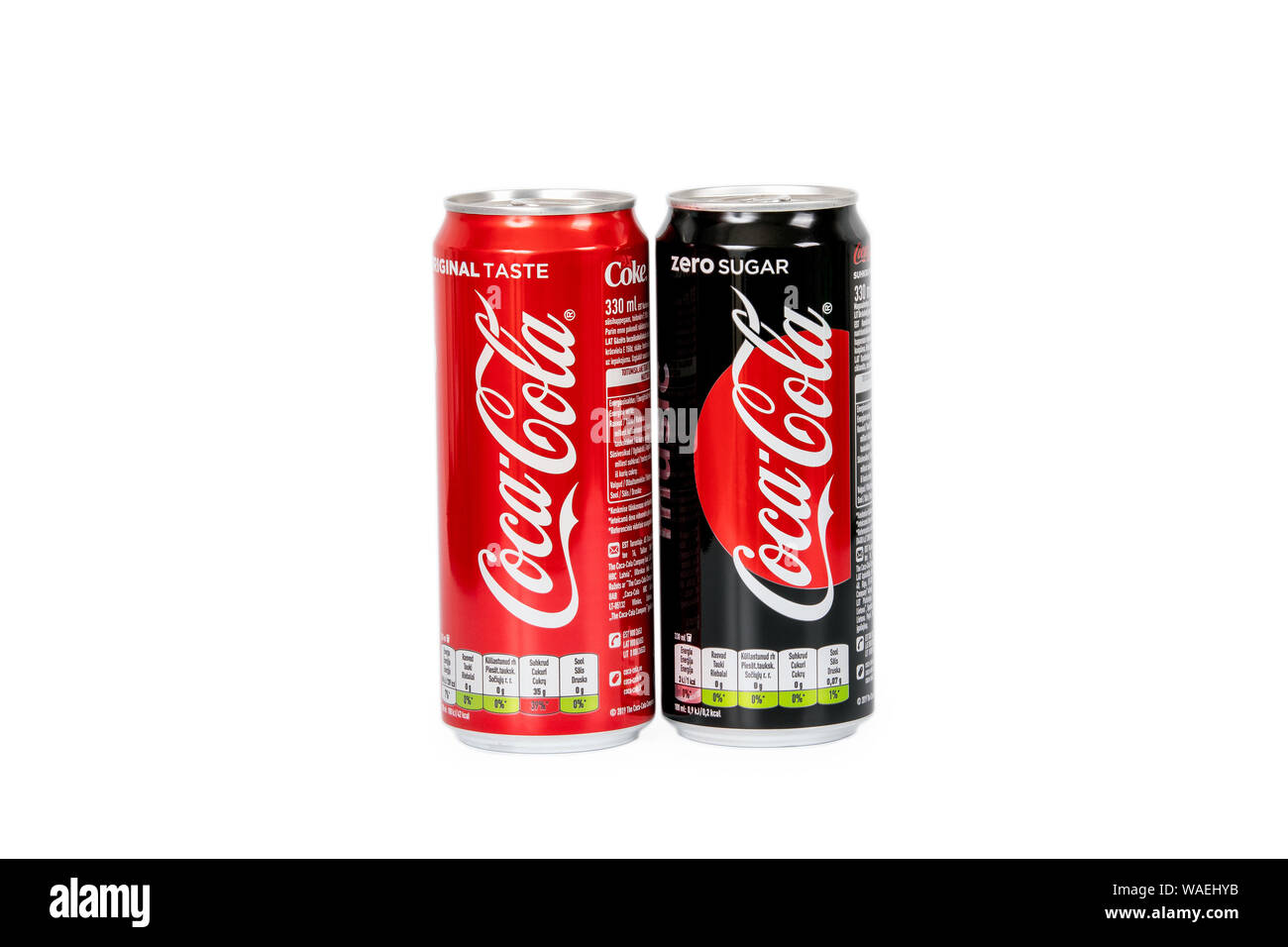 Coca-Cola Zero, sin cafetería, 12 oz Can Pack de Peru