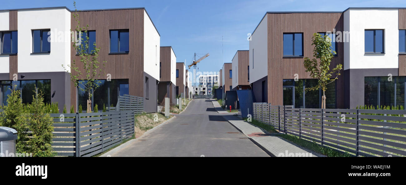 VILNIUS, LITHUANIA JUNE 24, 2019 The new modern standard modular