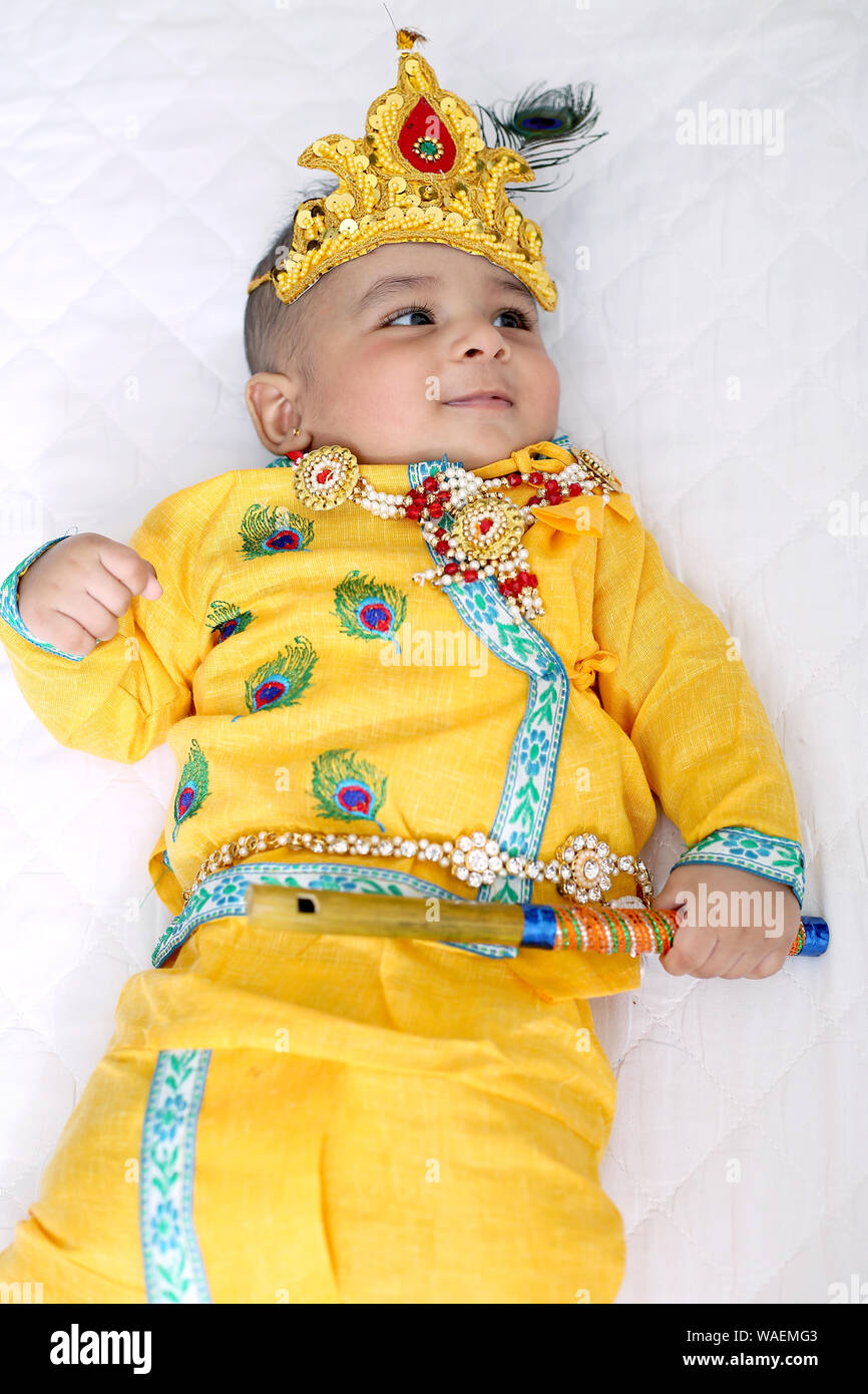 sri krishna baby dress