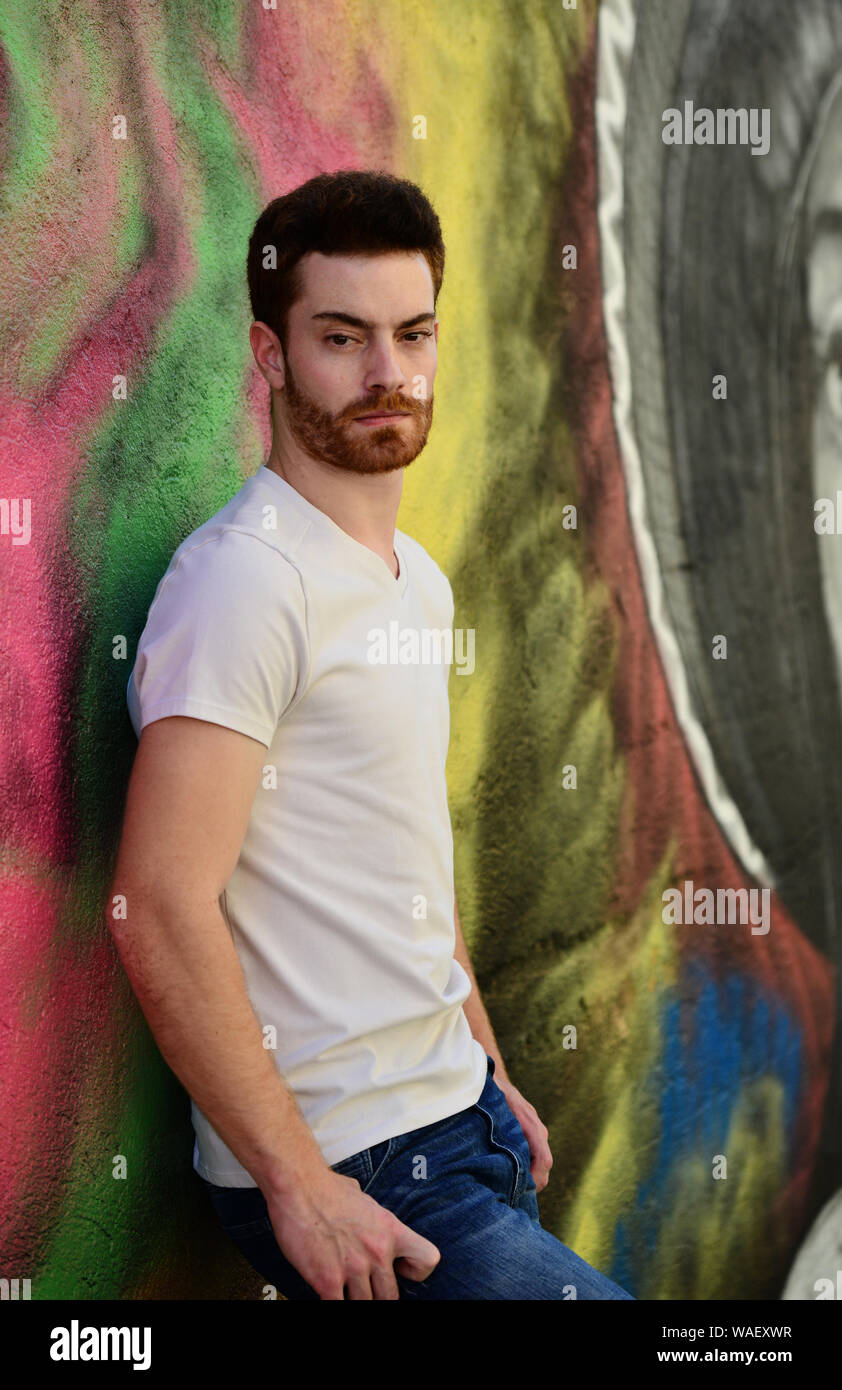Attractive ginger hair man hi-res stock photography and images - Alamy