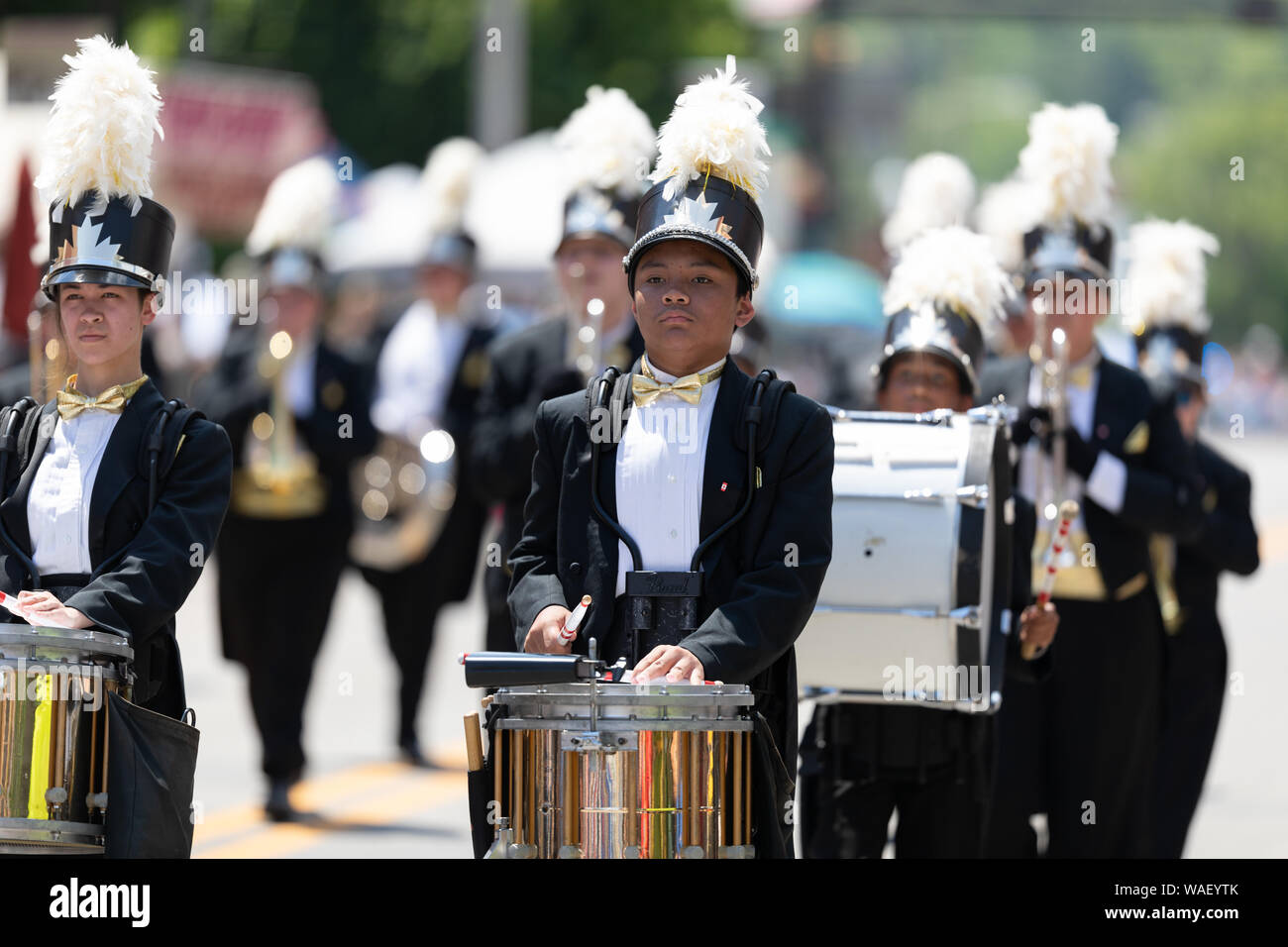 Bugle drum marching band hires stock photography and images Alamy