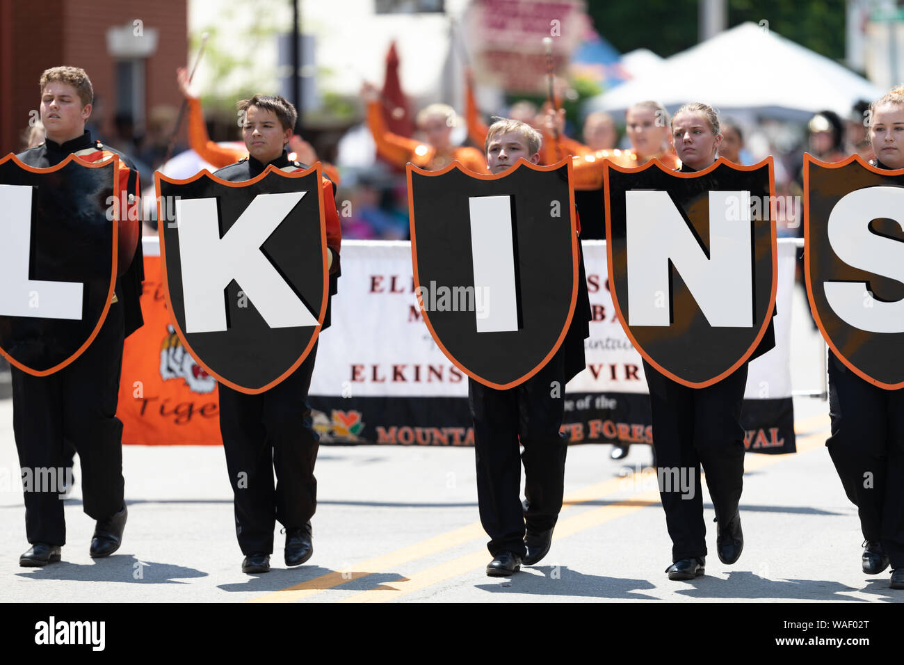 Buckhannon, West Virginia, USA May 18, 2019 Strawberry Festival, The Elkins High School