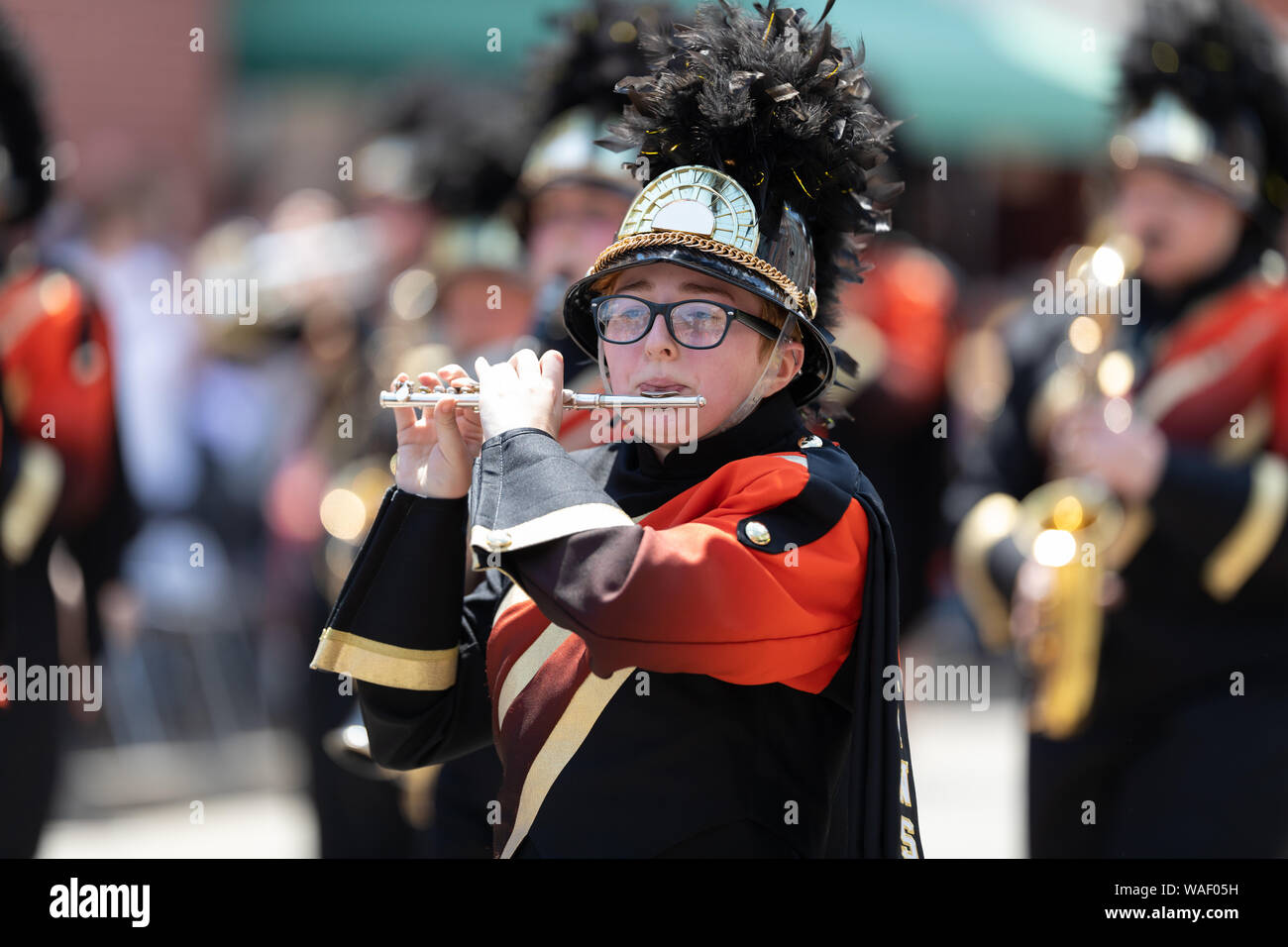 Buckhannon, West Virginia, USA May 18, 2019 Strawberry Festival, The Elkins High School