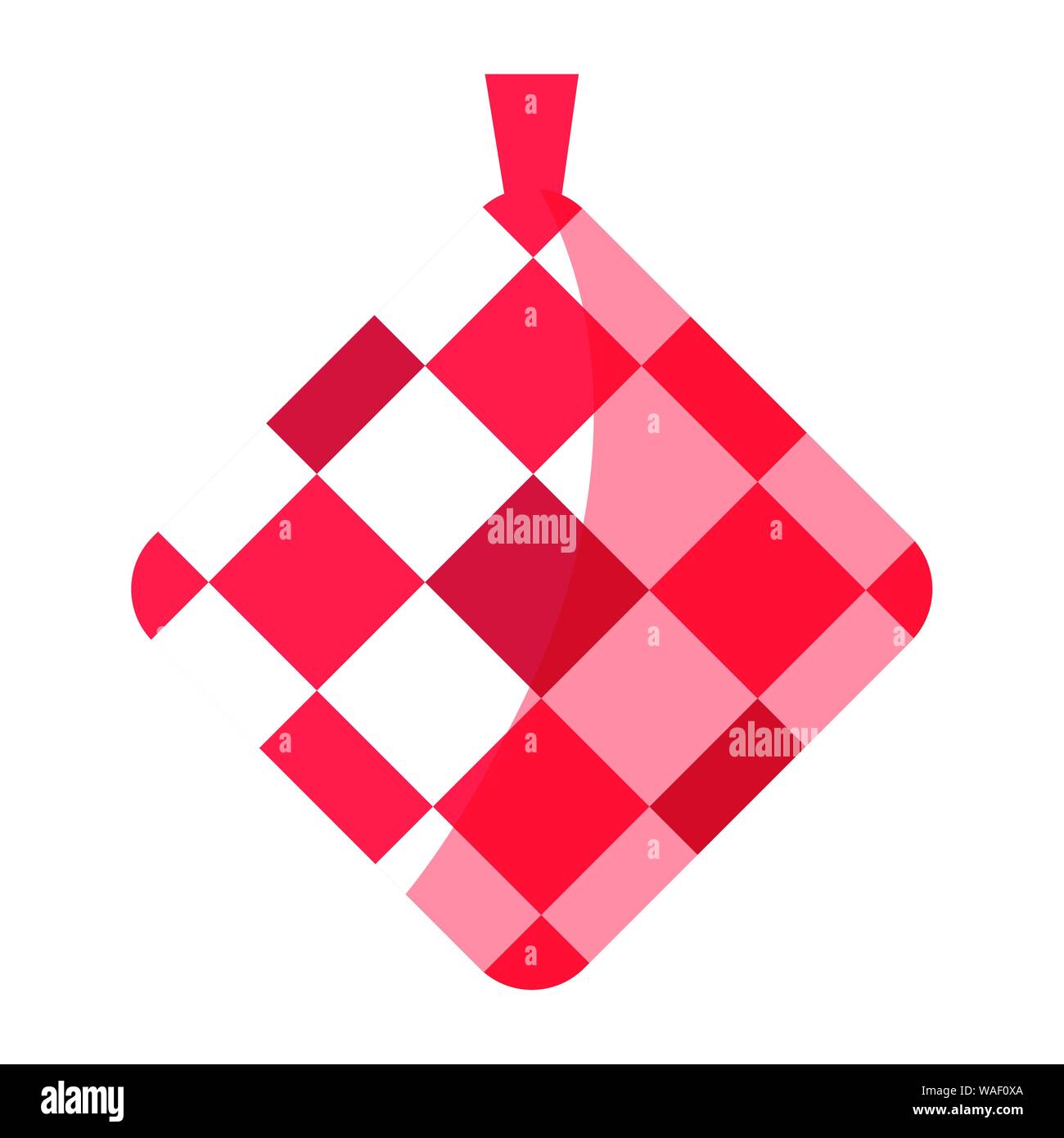 kitchen rag cooking icon white background vector illustration Stock ...