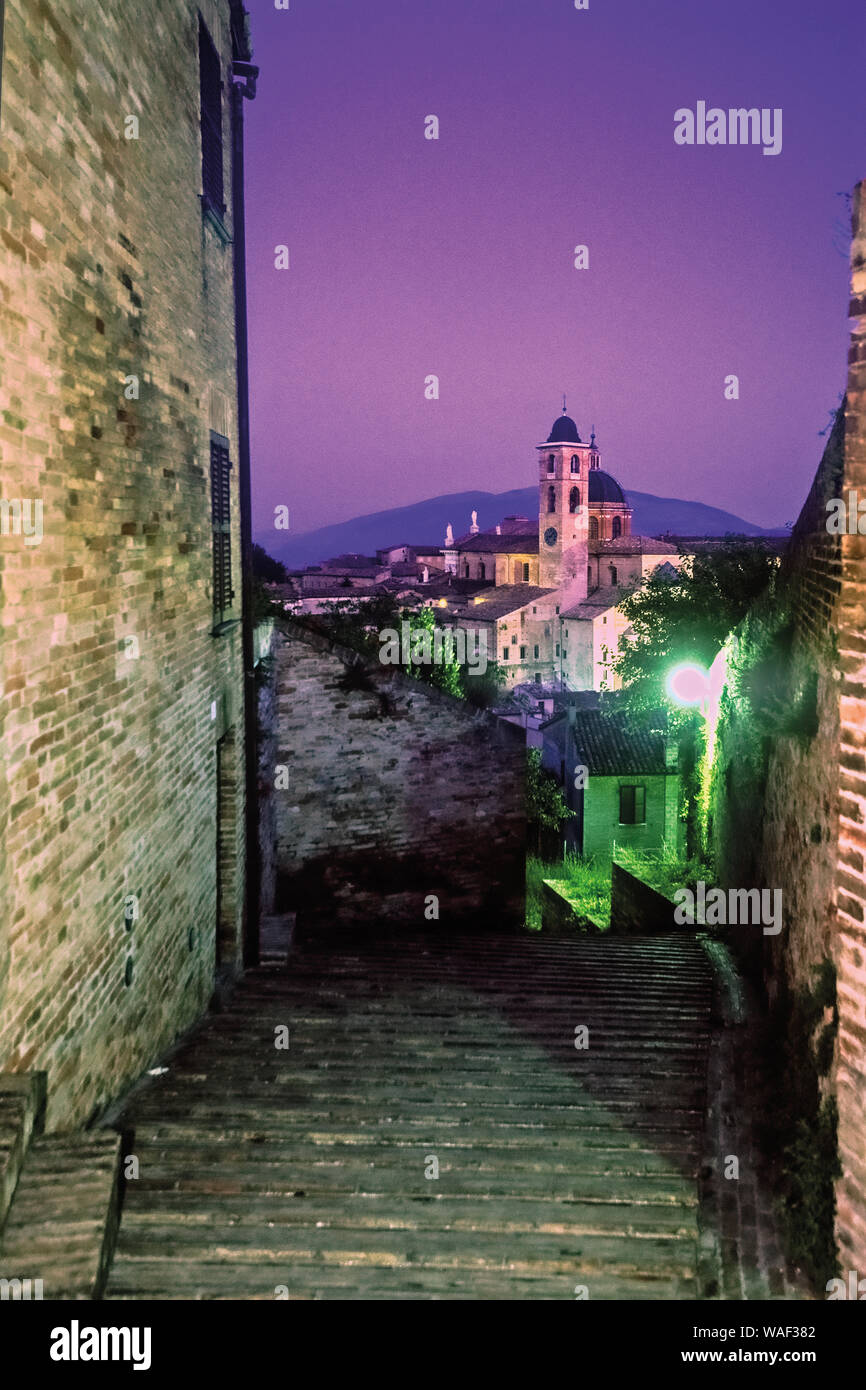Italy Marche Urbino the cathedral Stock Photo