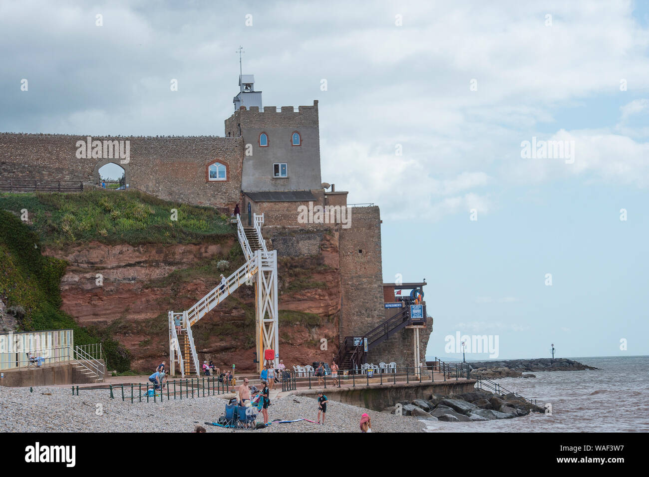 jacobs Ladder, sidmouth Stock Photo