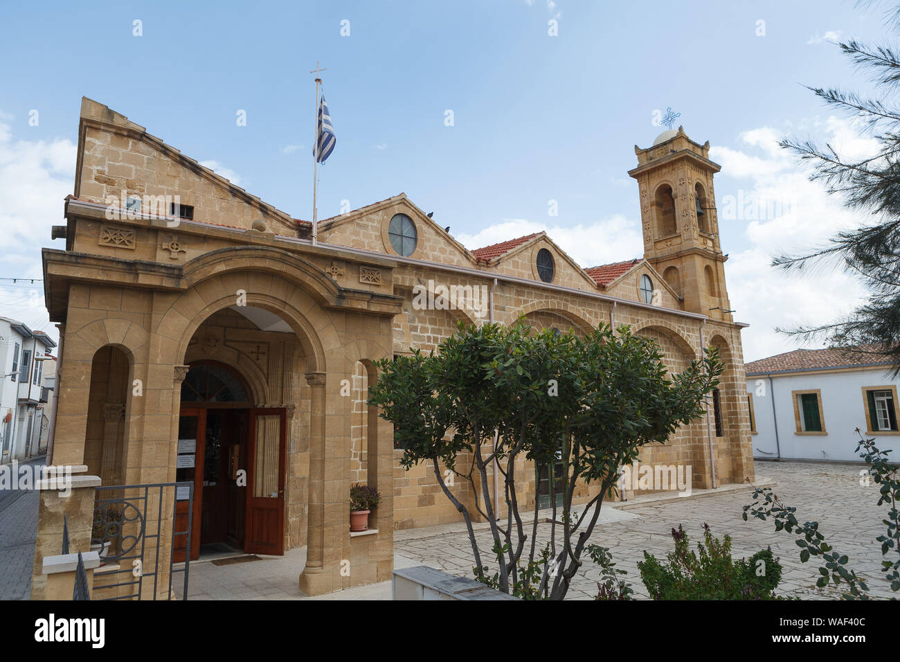 LEFKOSA NIKOSIA, CYPRUS - MARCH, 29, 2018: Old greek church Stock Photo