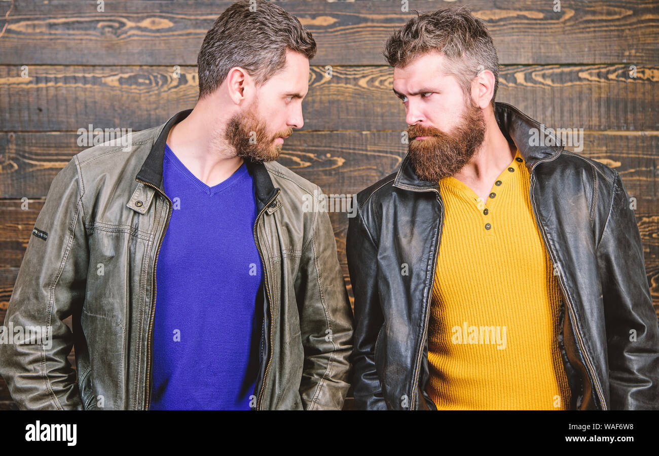 Exude masculinity. Confident competitors strict glance. Masculinity ...