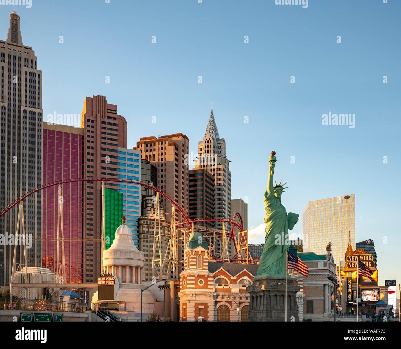 New York New York Hotel and Casino, Las Vegas Strip, Las Vegas, Nevada, USA Stock Photo Alamy
