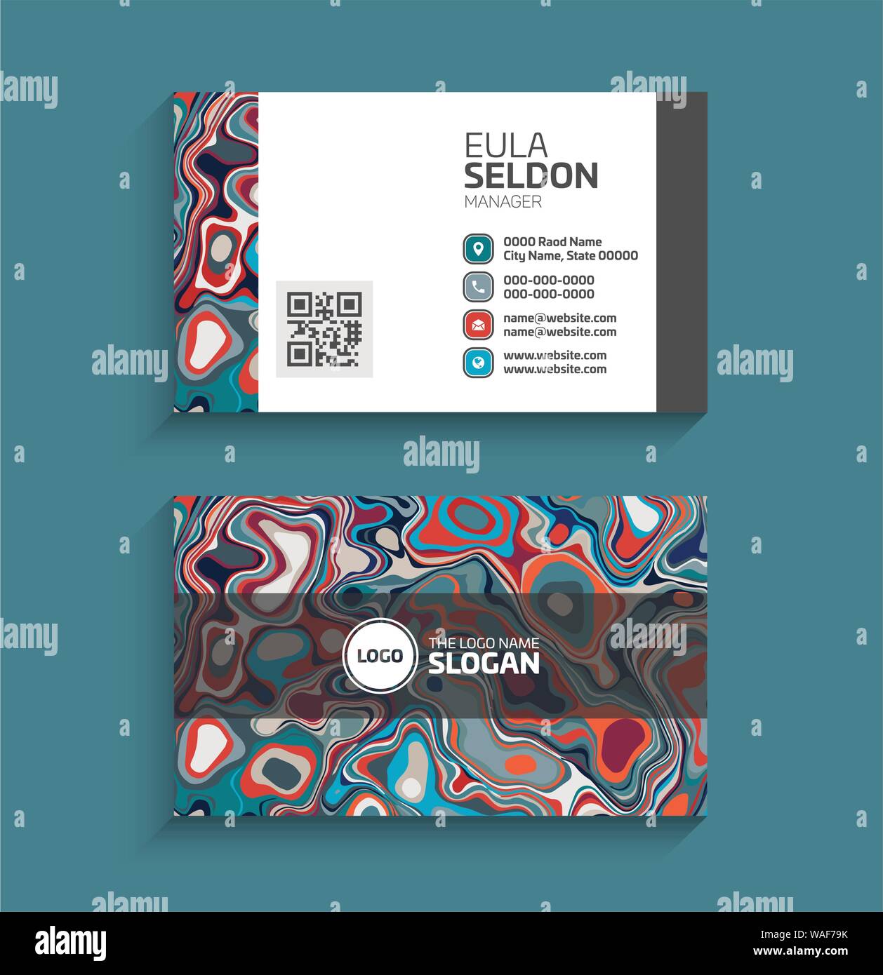 Vector Modern Clean Flat Corporate Minimalist And Creative Business Card Template With Elegant Shape And Popping Colors And Nice Backgrounds Stock Vector Image Art Alamy Minimalism aims to provide a clean and fresh design element with less components and a bunch of white space. https www alamy com vector modern clean flat corporate minimalist and creative business card template with elegant shape and popping colors and nice backgrounds image264637119 html