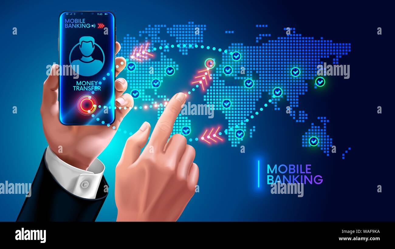 Mobile money transfer hires stock photography and images Alamy