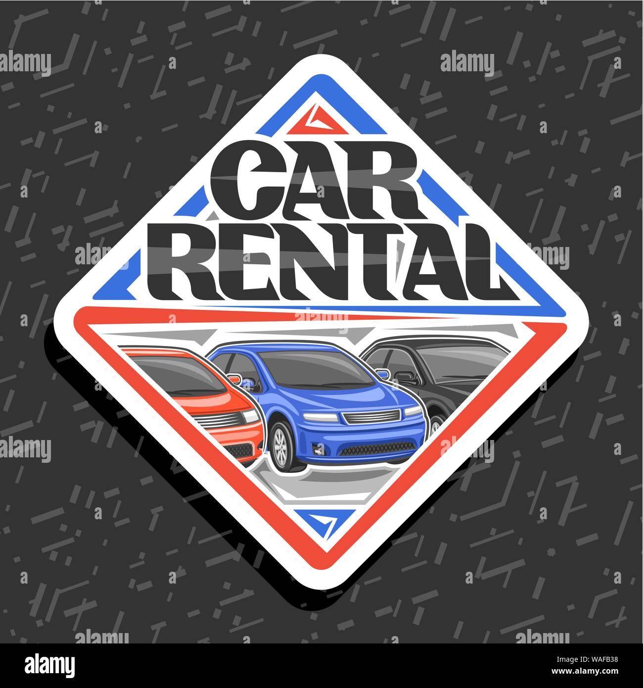 Car loan vehicle rental Stock Vector Images Alamy