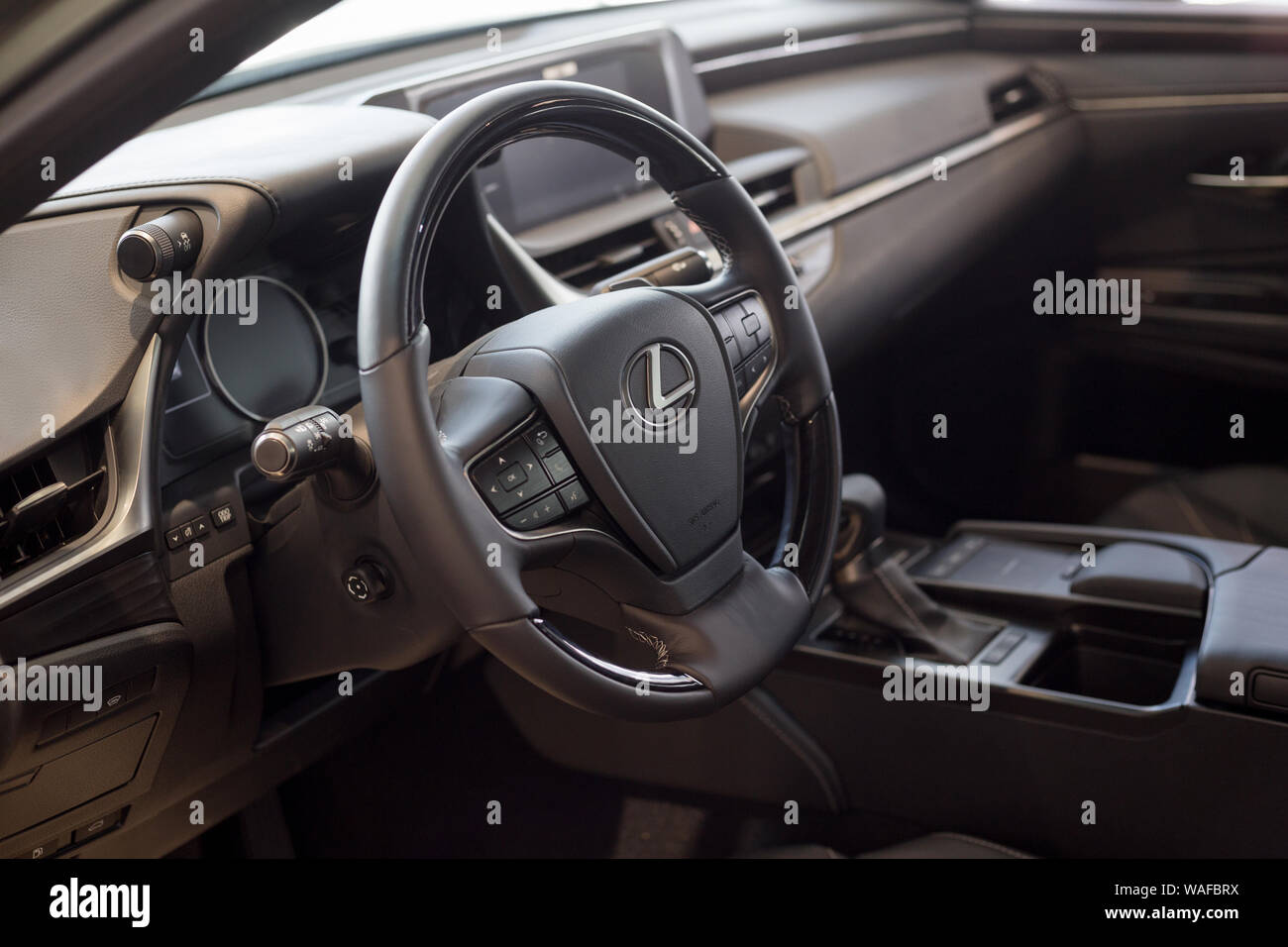 Russia Izhevsk July 21 2019 Lexus Showroom Interior Of