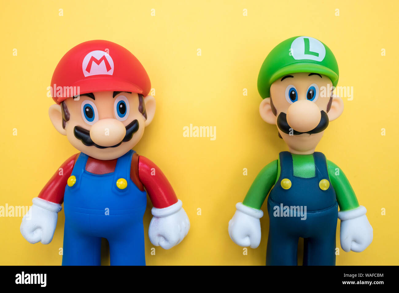 Super Mario i baffi Foto stock - Alamy