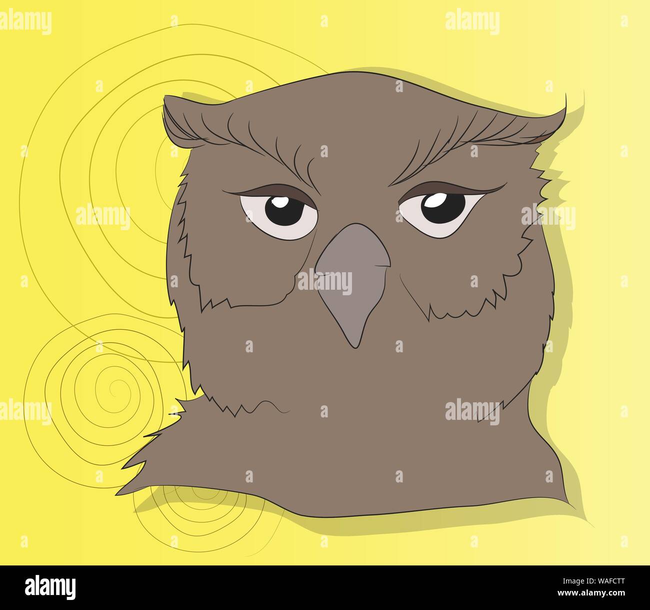 Spring color portrait Stock Vector Images - Alamy