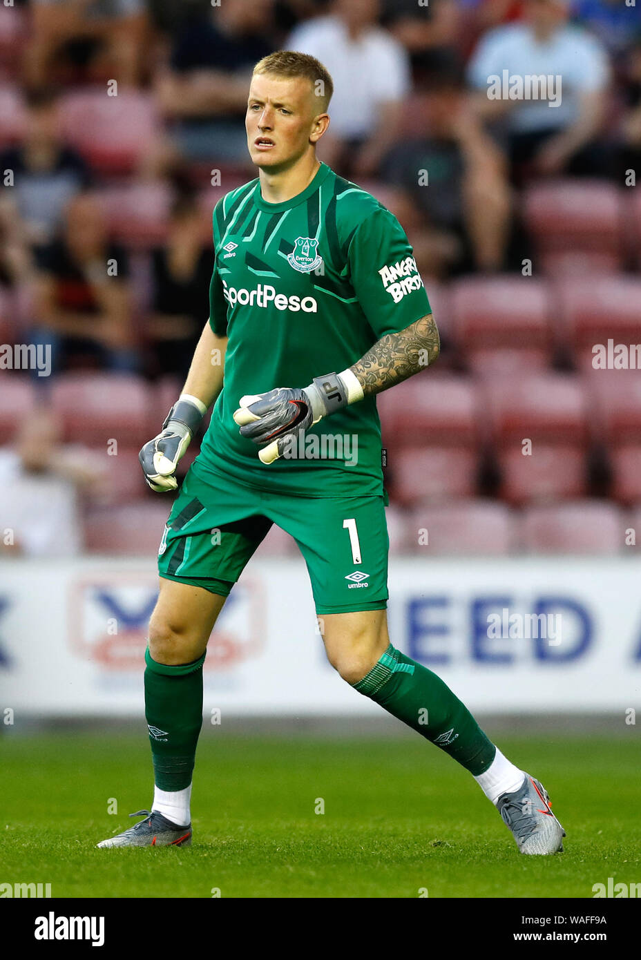 Everton Goalkeeper Jordan Pickford Stock Photo Alamy