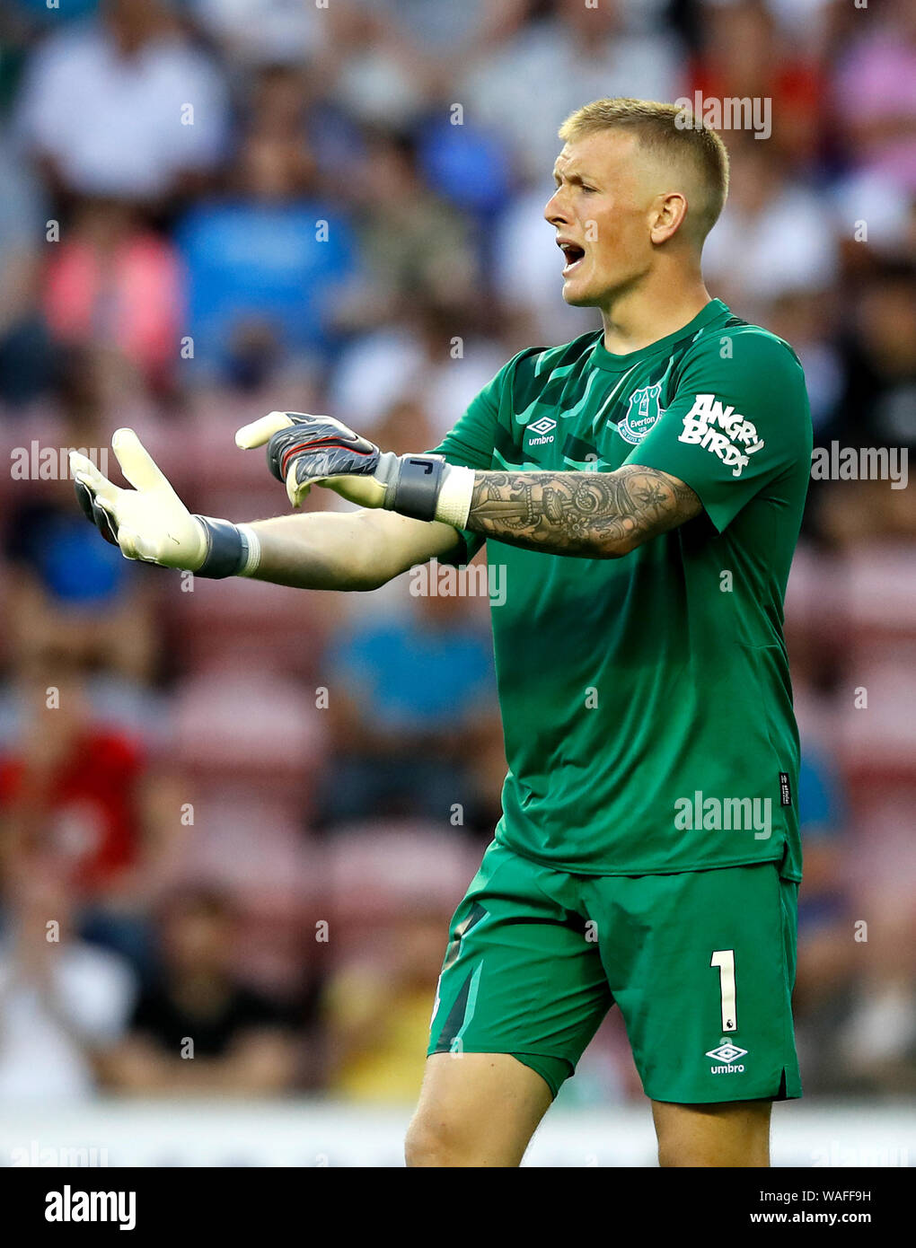 Everton Goalkeeper Jordan Pickford Stock Photo Alamy