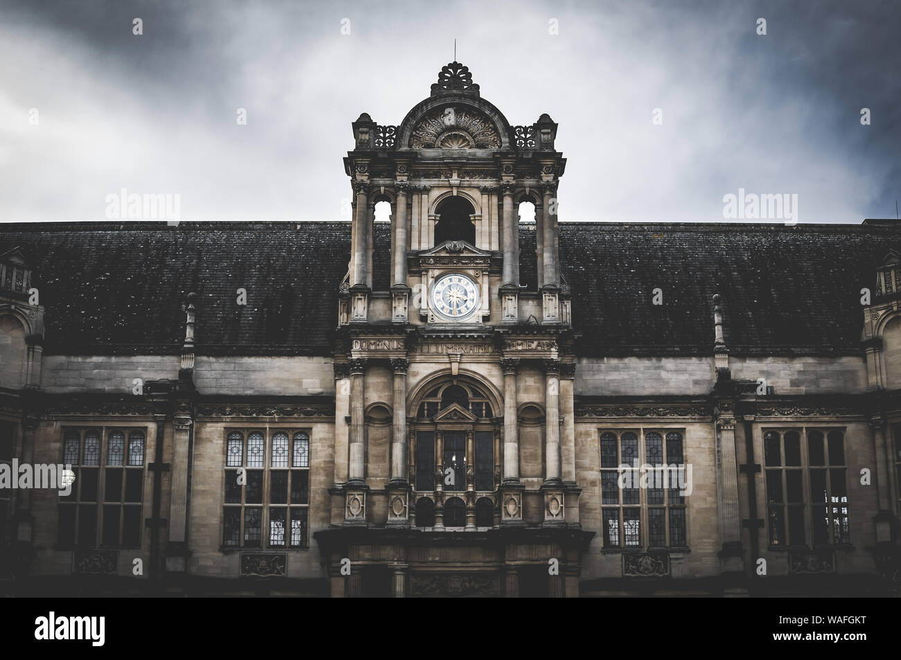 The Oxford University Examination School, Merton st, Oxford. It was designed by Sir Thomas Jackson in 1876 and built in 1882. Stock Photo