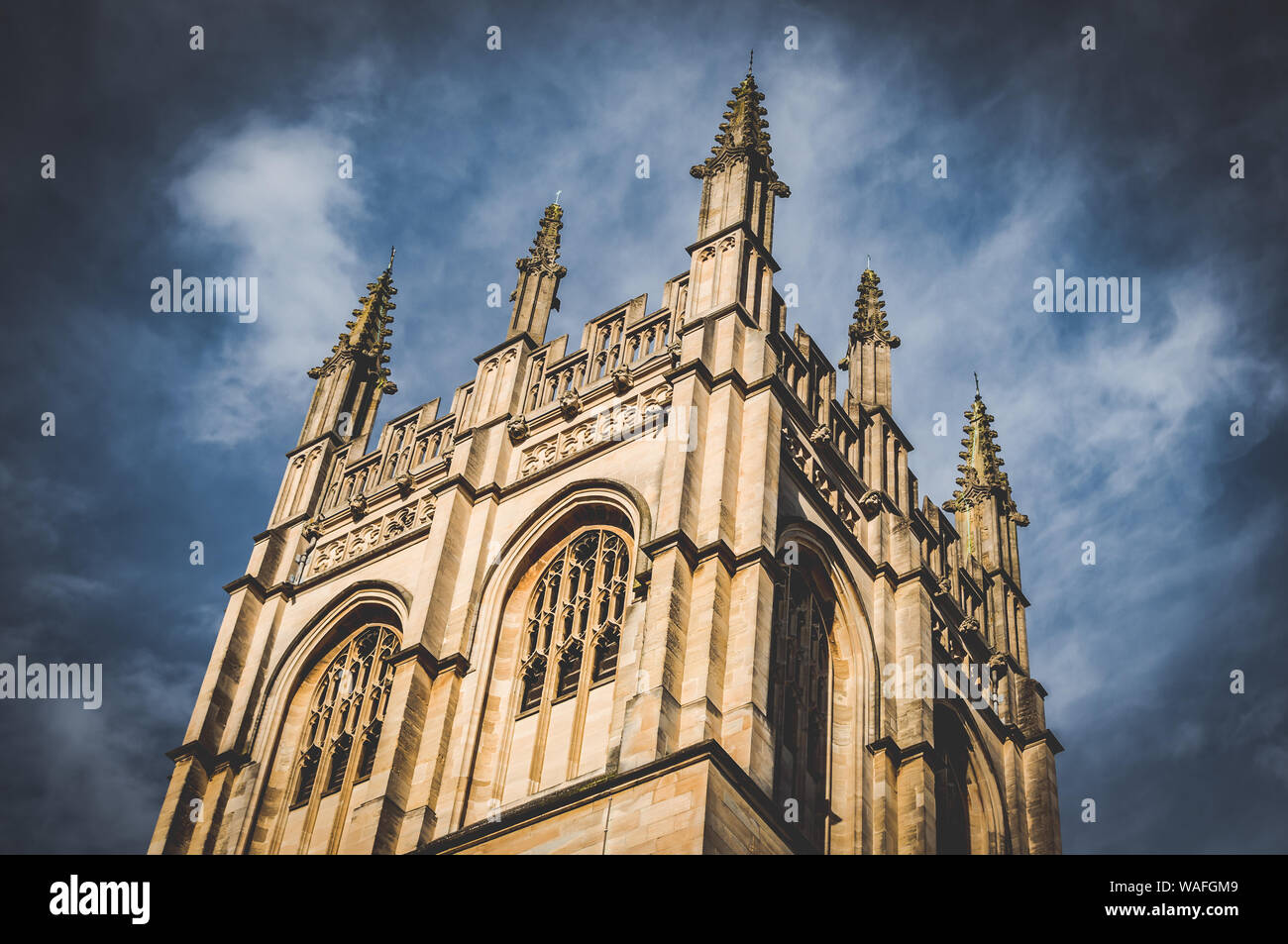 Magdalen College Tower, Oxford, England. 2017 Stock Photo