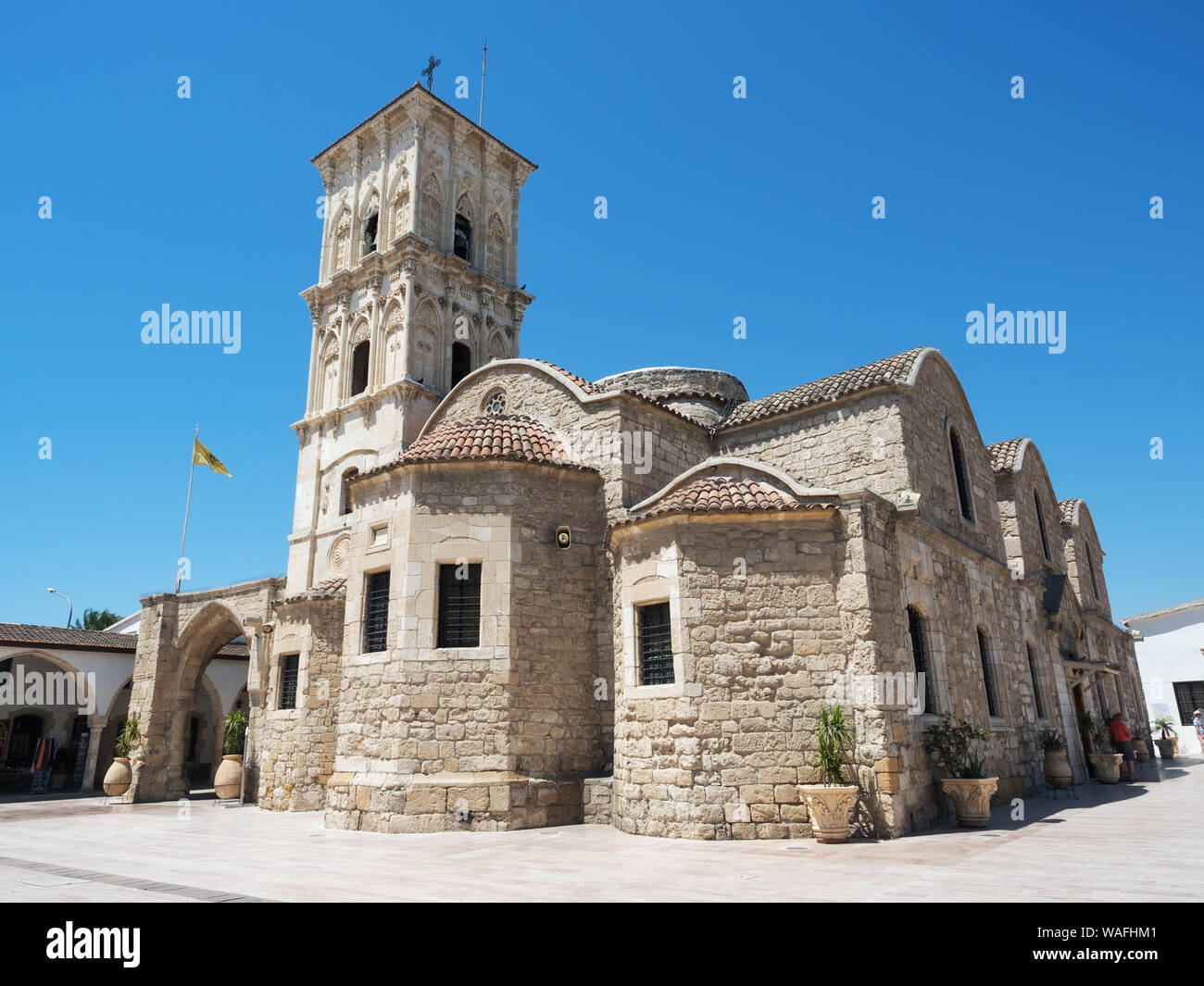 Larnaca, Cyprus - July 12, 2016: Church of Saint Lazarus Stock Photo