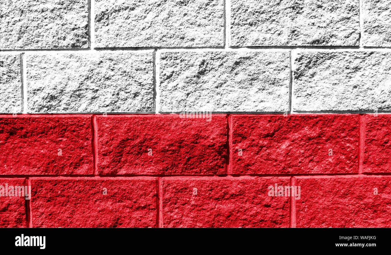 Flag of Poland close up painted on a cracked wall Stock Photo - Alamy