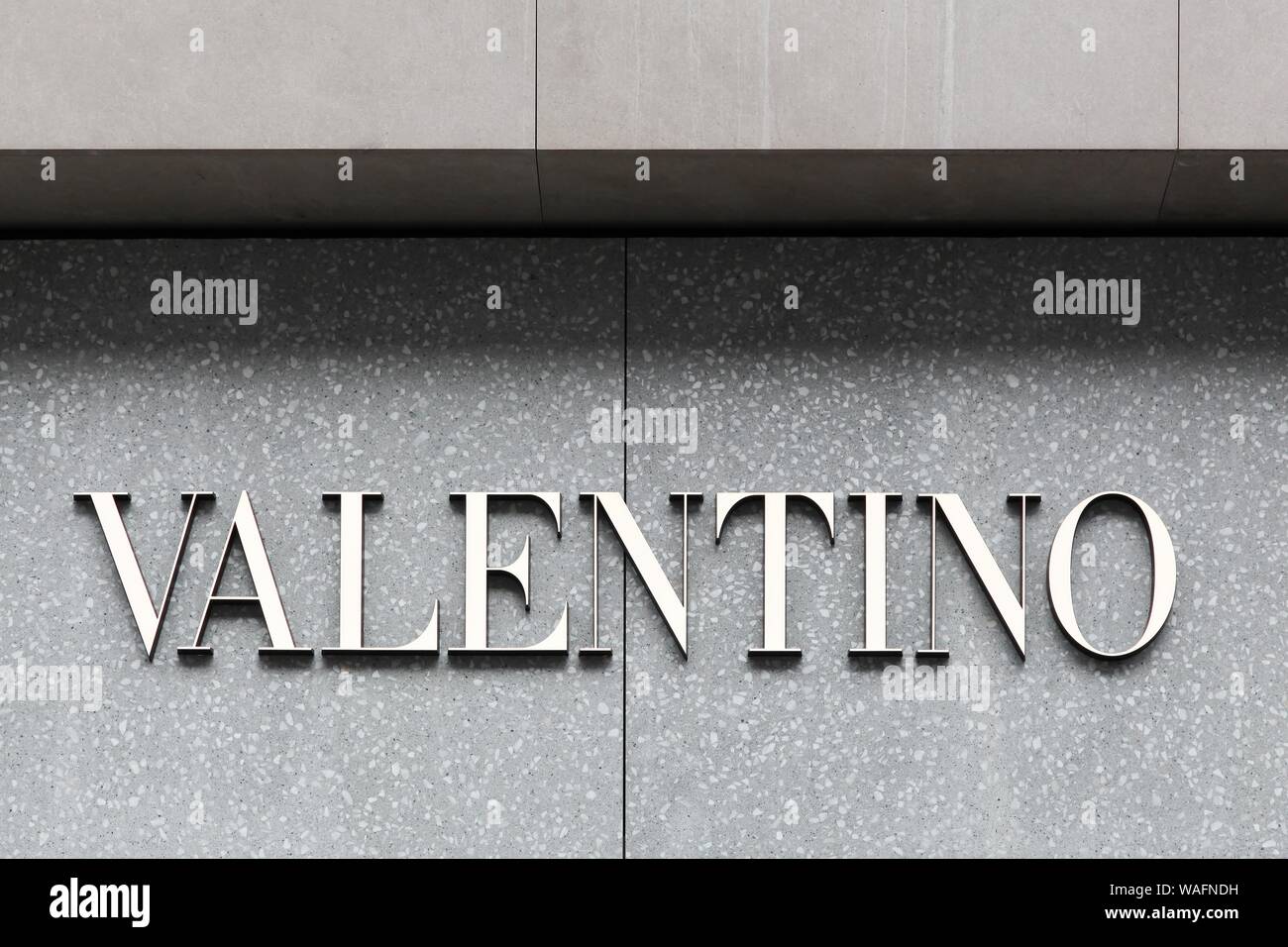 Valentino logo hi-res stock photography and images - Alamy