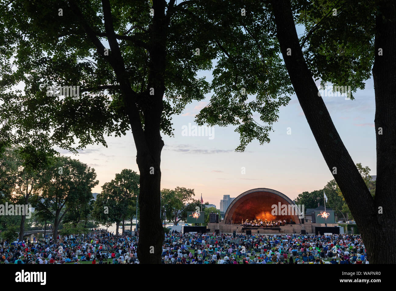 Boston Landmarks Orchestra Summer outdoor concert at the Hatch Shell on