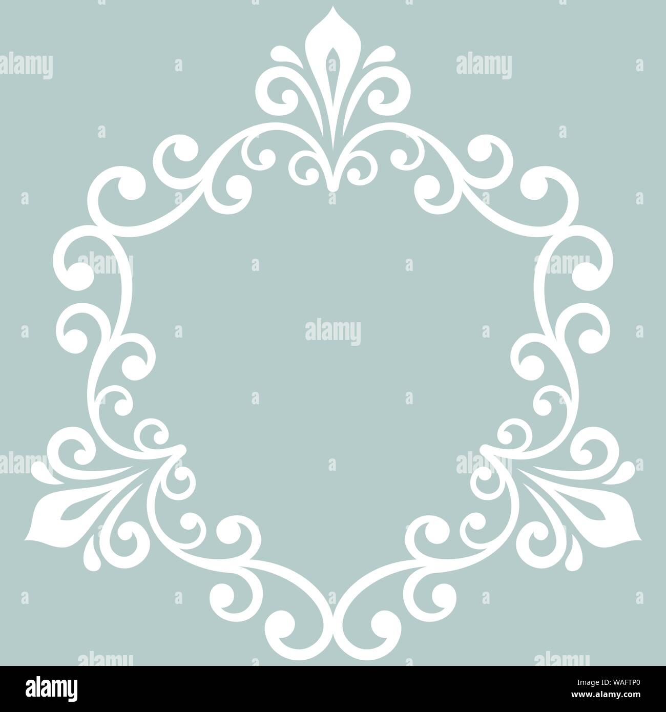 Elegant Vector Ornament in Classic Style Stock Vector
