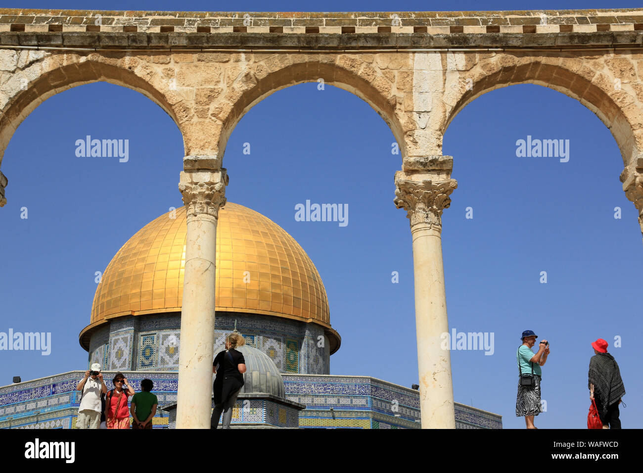 Dome of the Rock. Jérusalem. Israël. Stock Photo