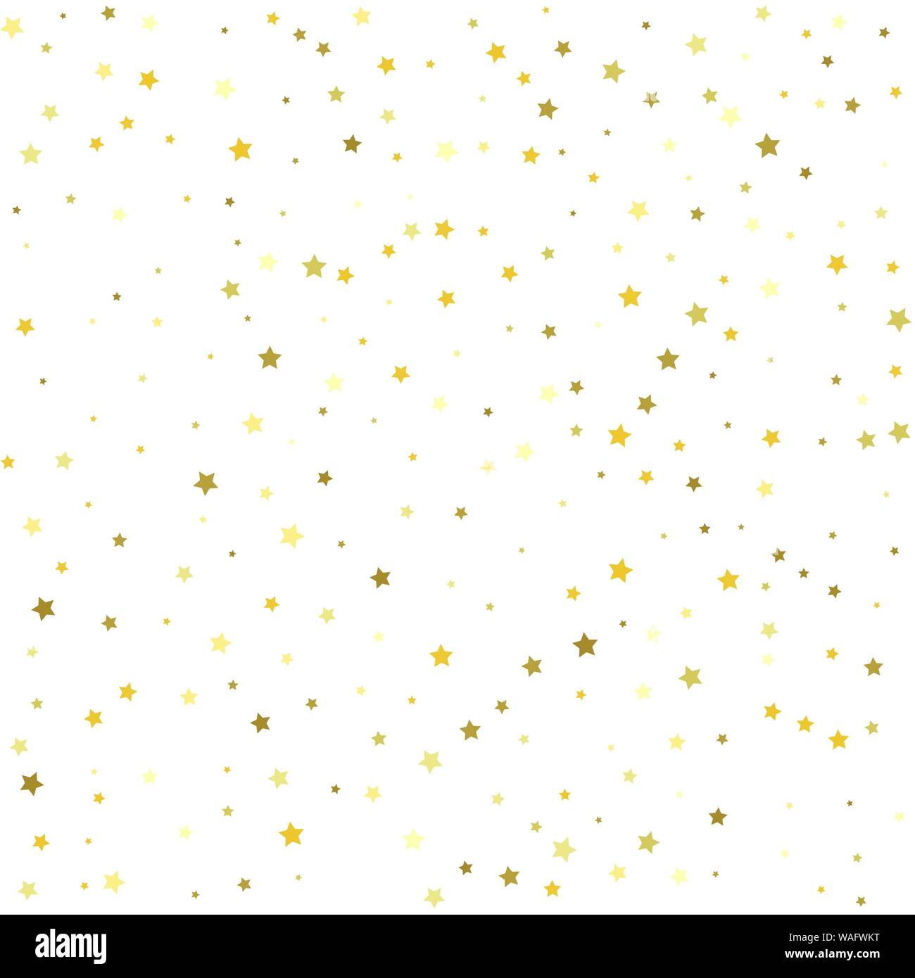 Sparkle tinsel elements celebration graphic design. Golden stars on a