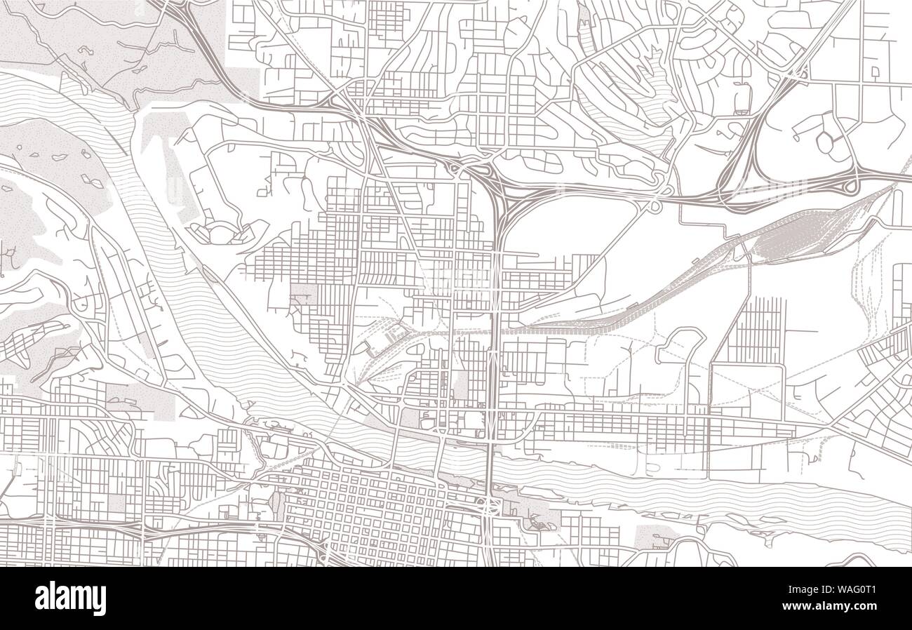 North Little Rock Arkansas USA - North Little Rock Arkansas Usa Bright Outlined Vector Map With Bigger And Minor Roads And Steets Created For Infographic Backgrounds WAG0T1