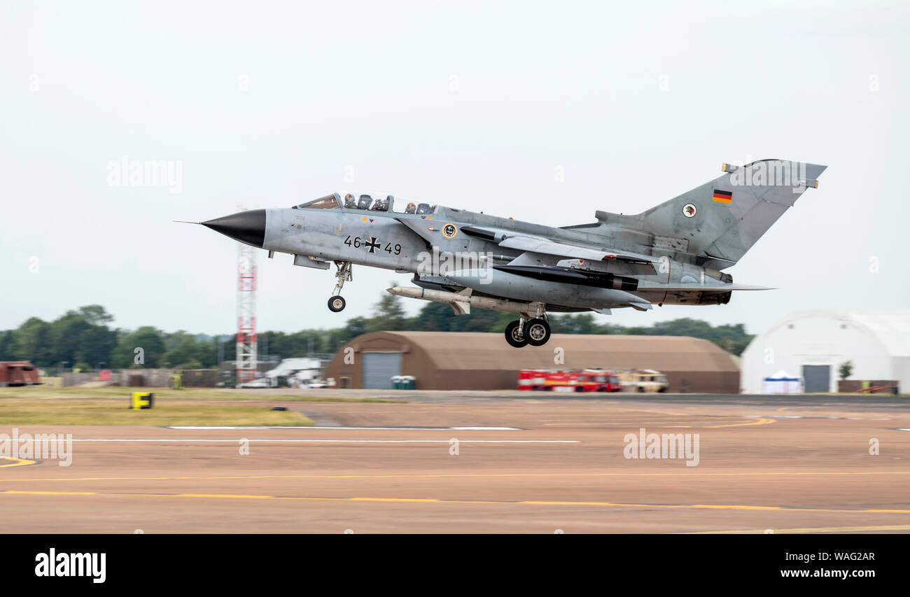 German Air Force Tornado at the Royal International Air Tattoo 2019 Stock Photo