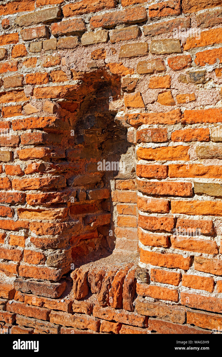 Stadtmauer, Stadttor, Rocca Degli Alberi, Mauernische, Montagnana Italien (Italia), 30076718 Stock Photo