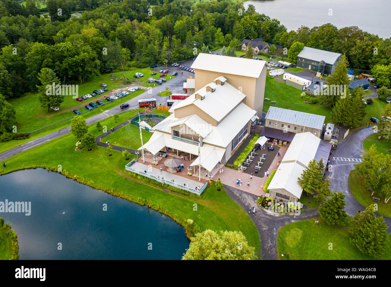 Alice Busch Opera Theater, home of the Glimmerglass Festival, Cooperstown, NY, USA Stock Photo